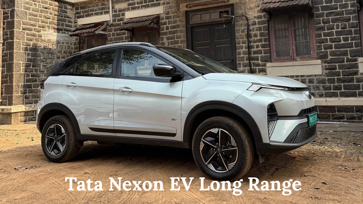Tata Nexon EV Long Range – Top EV Car in India Tata Nexon EV Long Range parked outdoors – one of the top EV cars in India offering extended range and performance