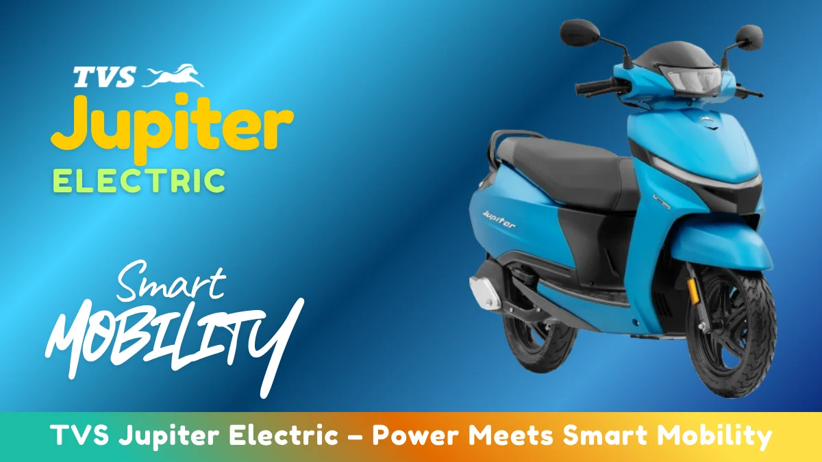 TVS Jupiter Electric scooter showcasing design, features, and expected performance in India