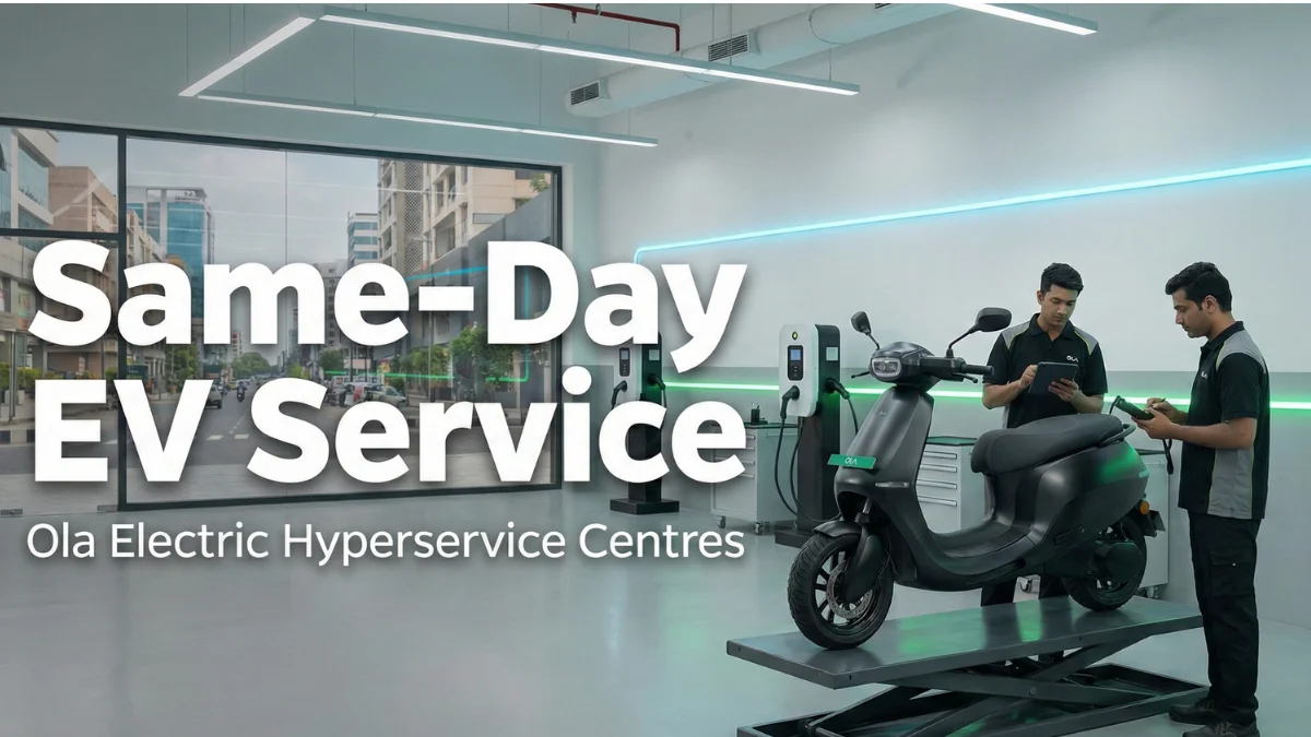 Ola Electric Hyperservice Centres offering same-day electric scooter service in India