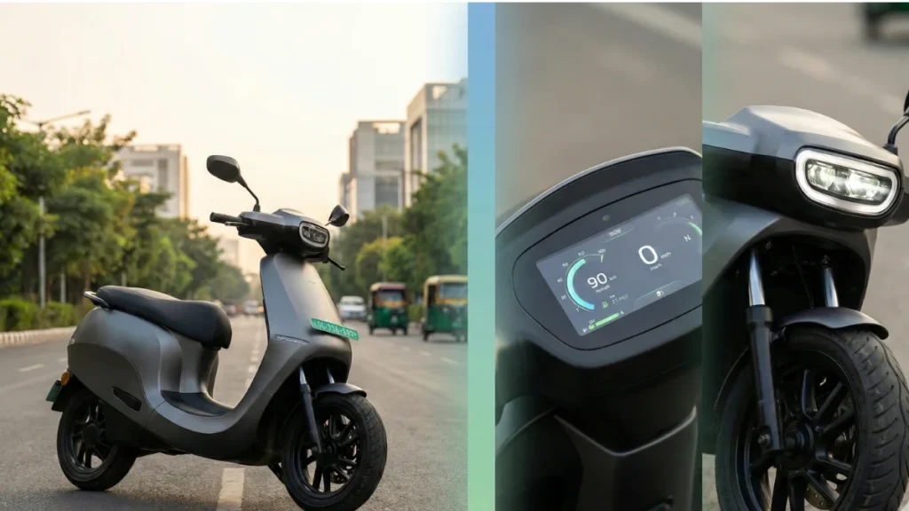 Ola S1X Plus design and digital display details