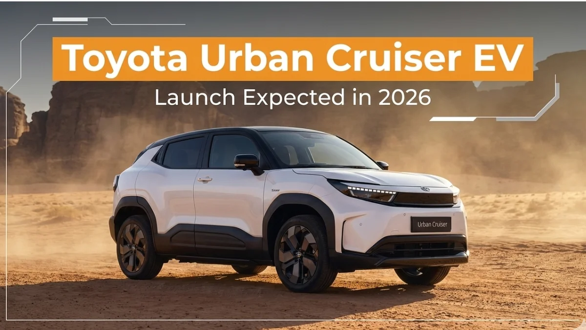 Toyota Urban Cruiser EV electric SUV showcased ahead of expected India launch in 2026