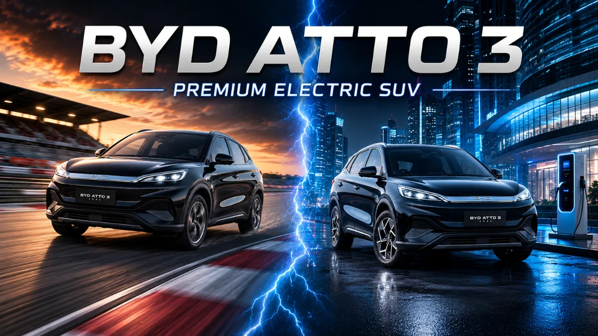 BYD Atto 3 2025 electric SUV featuring premium design, long driving range and advanced EV technology in India