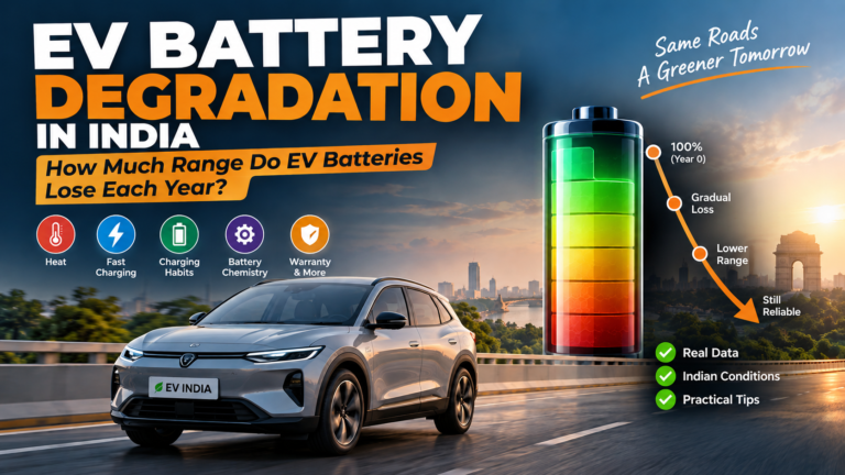 EV Battery Degradation in India: Yearly Range Loss Explained