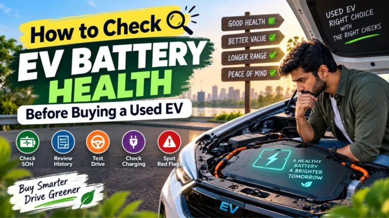 How to Check EV Battery Health Before Buying a Used EV